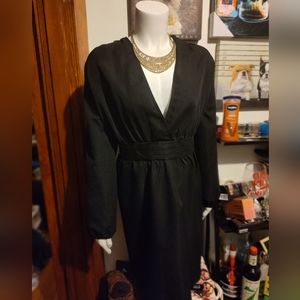 3x Long Sleeve Black Dress